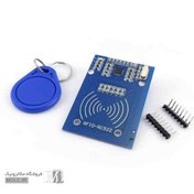 تصویر ماژول RFID RC522 با قابلیت خواندن و نوشتن فرکانس ۱۳.۵۶ مگاهرتز 