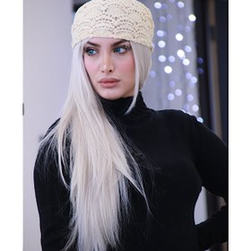 تصویر کلاهگیس مدل سفید 