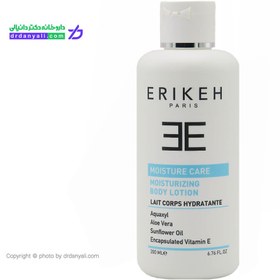 تصویر لوسیون مرطوب کننده بدن اریکه 200 میلی لیتر Erikeh Moisture Care Lotion 200 Ml