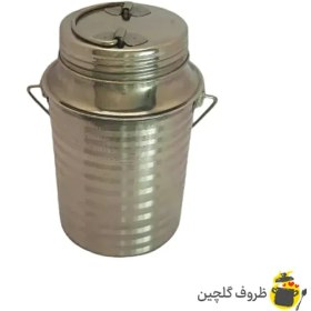 تصویر دبه استیل هندی 3.5 لیتری 