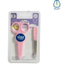 تصویر قیچی و سوهان کودک وی کر weecare Children's scissors and file