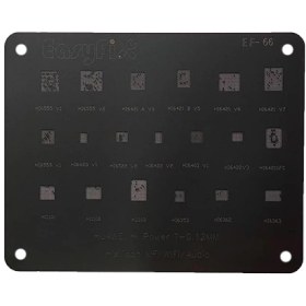 تصویر شابلون CPU MTK مشکی EASYFIX IBLACK EF-64 
