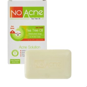 تصویر صابون نو آکنه ضد جوش انواع پوست  100 گرم No acne washing soap Tea Tree Oil 100gr