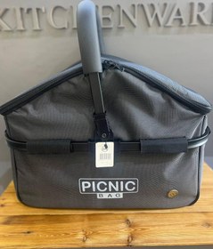 تصویر سبد پیک نیک دبلیو اس مدل کلبه برزنتی 