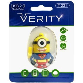 تصویر فلش مموری وریتی مدل T231 ظرفیت 32 گیگابایت Verity T231 Flash Memory 32GB