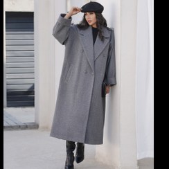 تصویر پالتو فوتر سایز آزاد رنگ زرشکی قهوه ای مشکی کرم سرمه ای 