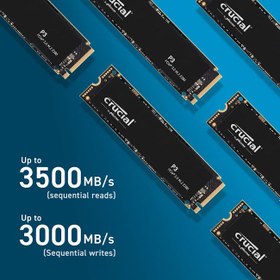 تصویر اس اس دی کروشیال P3 M.2 2280 NVMe Crucial P3 2280 NVMe PCIe Gen 3×4