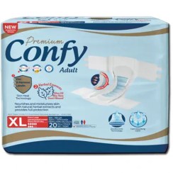 تصویر پوشک چسبی بزرگسال کانفی سایز خیلی بزرگ بسته 20 عدد Confy Adult Saize X LARG Pcs 20