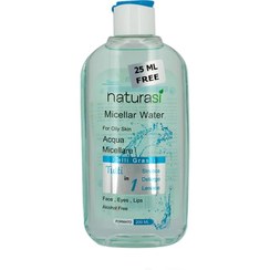 تصویر میسلار واتر ناتوراسی مخصوص پوست چرب حجم 25+200میلی لیتر NATURASI MICELLAR WATER FOR OILY SKIN