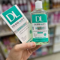 تصویر ژل صورت غیر صابونی پوست چرب و جوشدار درمالیفت سبز 