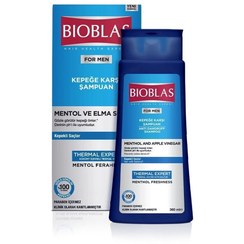 تصویر شامپو ضد شوره و ضد ریزش مردانه بیوبلاس BIOBLAS مدلTHERMAL EXPERT (360میل) BIOBLAS anti-dandruff and anti-shedding shampoo for men, THERMAL EXPERT model (360 ml)