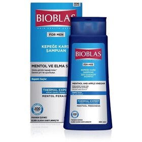 تصویر شامپو ضد شوره و ضد ریزش مردانه بیوبلاس BIOBLAS مدلTHERMAL EXPERT (360میل) BIOBLAS anti-dandruff and anti-shedding shampoo for men, THERMAL EXPERT model (360 ml)