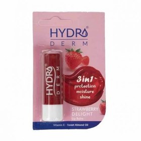 تصویر بالم لب مرطوب کننده توت فرنگی هیدرودرم 4.5 گرم Strawberry Delight LIP BALM HYDRODERM