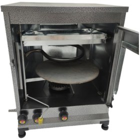 تصویر تنور گازی 2 چدن رنگی 