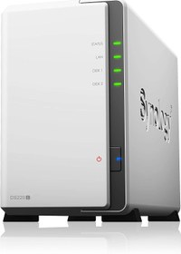 تصویر هارد دیسک Synology 2 bay NAS DiskStation مدل DS220j -ارسال 20 روز کاری 