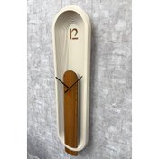 تصویر ساعت دیواری مدرن و هنری مدل ریپل خطی، یک طراحی خلاقانه و بی‌نقص برای دکوراسیون‌های خاص | دارای رنگبندی 