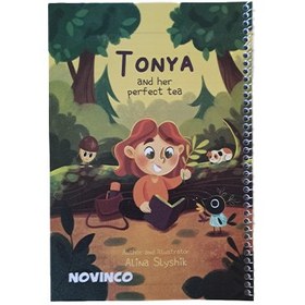 تصویر دفتر مشق 50برگ Novinco طرح Tonya Notebook