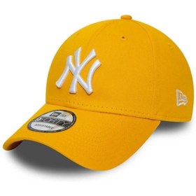 تصویر کلاه مردانه طرح دار برند NEW ERA رنگ زرد ty66667558 