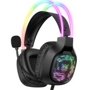 تصویر هدست باسیم اونیکوما - مدل X22 RGB Onikoma wireless headset - model X22 RGB