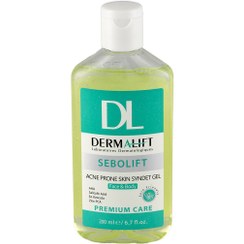 تصویر ژل شستشوی صورت درمالیفت مدل سبولیفت حجم ۲۰۰ میلی لیتر مناسب پوست چرب 