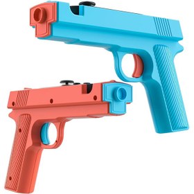 تصویر Dobe Game Gun for N-S 2 Joy-Pad - Red/Blue 