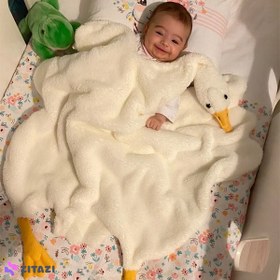 تصویر پتو مخملی کودک Modakids طرح اردک - زمان ارسال 15 تا 20 روز کاری 