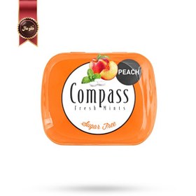 تصویر قرص خوشبوکننده دهان کامپس compass مدل هلو peach 
