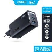 تصویر شارژر دیواری 120 واتی انکر مدل A2148 GanPrime 737 Anker 737 Charger GaNPrime 120W, PPS 3-Port Fast Compact