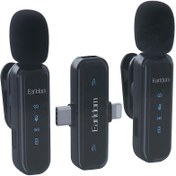 تصویر میکروفون یقه ای بی سیم Earldom ET-MC17 Type-C / Lightning 