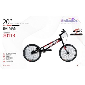 تصویر دوچرخه ویوا سایز 20 مدل بتمن VIVA BATMAN ا Viva bicycle size 20 Batman model Viva bicycle size 20 Batman model