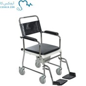 تصویر ويلچر حمامی چرخ کوچک ايران بهکار آب کروم