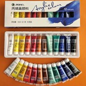 تصویر رنگ اکریلیک ماریس ۱۲ رنگ 