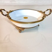 تصویر شکلات‌خوری چینی لمونژ فرم S سفید ساده 