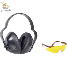 تصویر عینک و گوشی تیراندازی آلن 2283 Allen Shooting Ear Muffs