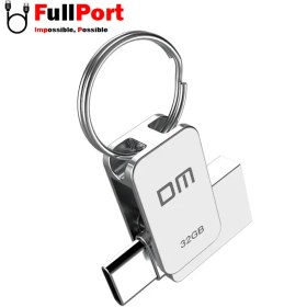 تصویر فلش دی ام مدل DM PD059 OTG 2 In 1 Type C USB3.0 با ظرفیت 16 گیگابایت DM PD059 OTG 2 In 1 Type C USB3.0 16GB Flash Memory