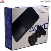 تصویر پلی استیشن 2 فلش خور کارکرده در حد نو ps2 . Playstation 2 