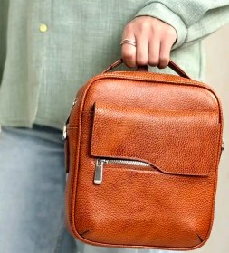 تصویر کیف چرم اسپرت مدل رادین 