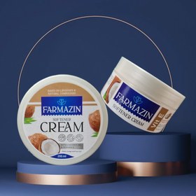 تصویر کرم نرم‌کننده پوست خشک حاوی روغن نارگیل و ویتامین ‌E برند فارمازین Dry Skin Emollient Cream Containing Coconut Oil and Vitamin E- Farmazin