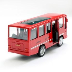 تصویر ماشین بازی مدل مینی بوس فیات فلزی کد 003 