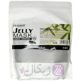 تصویر ماسک هیدروژلی ذغال چوب بامبو دکتر مینایر حجم 500 گرم bamboo charcoal jelly mask