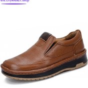 تصویر کفش طبی مردانه کلارک مدل H044 از چرم 