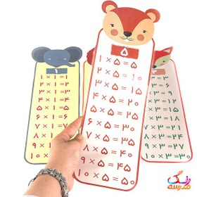 تصویر جدول ضرب لمینتی حیوانات جدول ضرب حیوانات جهت آموزش و تزئین کلاس سوم