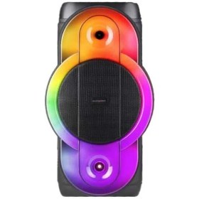 تصویر اسپیکر شارژی قابل حمل بلک پاور سری Rainbow مدل 724Z Portable rechargeable speaker Black Power Rainbow series model 724Z