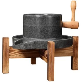 تصویر آسیاب سنگی سیاه سنگ 