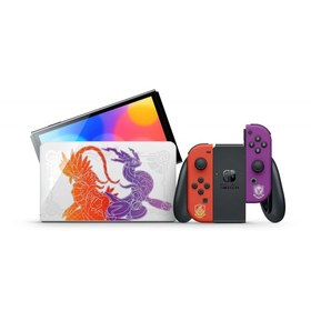 تصویر کنسول بازی نینتندو سوییچ باندل - Nintendo Switch OLED Bundle Pokemon Scarlet and Violet 