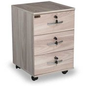 تصویر فایل ۳ کشو چرخدار زیر میزی آرتان 