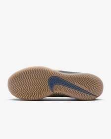 تصویر کتونی تنیس مدل NikeCourt Air Zoom Vapor 11 Premium رنگ سانددریفت/آبی تندر/آدامس قهوه ای/طلایی متالیک مردانه نایک 