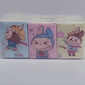 تصویر دستمال کاغذی جیبی فانتزی 9عددی 