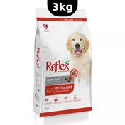 تصویر غذای خشک توله سگ رفلکس طعم گوشت و برنج 3 کیلوگرم Reflex Puppy Food Beef Rice 3kg