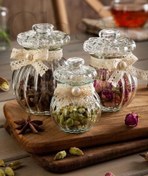 تصویر بانکه کدو شیشه ای در ۳ سایز متفاوت - کوچک 